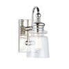 Castara 1-Light Silver Bathroom Wall Light