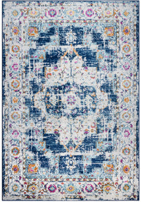 Roma Vintage Navy 7x10 Area Rug