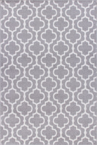 Lav Lat Grey 3x5 Area Rug