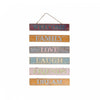 Etched Inspirational Wood Plaques - Set of 6 Wall Decor