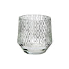 Round Glass Candle Holder Deco - Set of 4