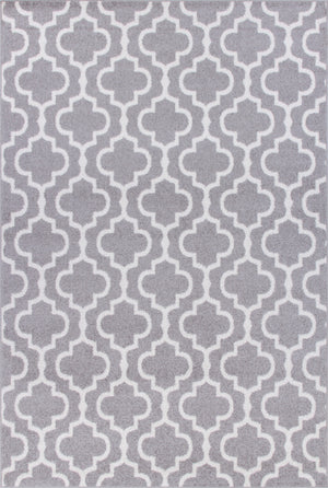 Lav Lat Grey 5x8 Area Rug