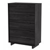 Fynn 5-Drawer Chest - Grey Oak