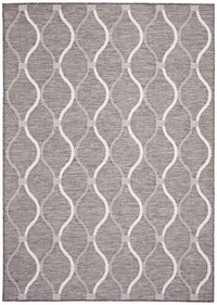 Neisha Abstract Grey Rug 6'7