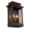 Freemont 2-Light Charcoal Outdoor Wall Light II