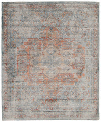 Baina Heriz Blue Area Rug - 6'7