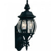 Classico 3-Light Black Outdoor Wall Light