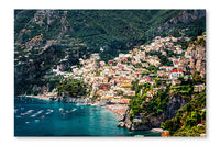 Amazing Amalfi Coast 28x42 Wall Art Frame And Fabric Panel