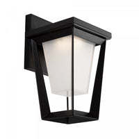 Waterbury 10 W LED Black Outdoor Wall Light 