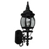 Classico 1-Light Black Outdoor Wall Light III