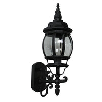 Classico 1-Light Black Outdoor Wall Light III 