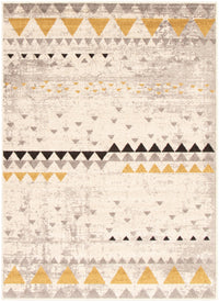 Raja Ivory-Gold Area Rug - 3'11