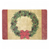 Eva Placemat Christmas Wreath 12 x 18 - Set of 12