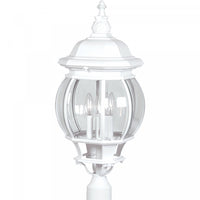 Classico 4-Light White Outdoor Wall Light 