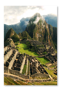 Machu Picchu 28x42 Wall Art Fabric Panel Without Frame