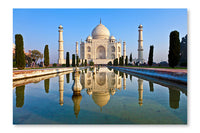 Taj Mahal in India 28x42 Wall Art Fabric Panel Without Frame