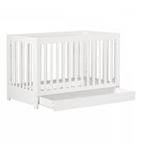 Yodi Crib With Drawer - Pure White 