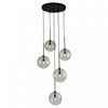 Pinpoint 5-Light Black Pendant