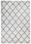 Ker White Lattice 5x8 Area Rug