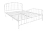 Novogratz Bushwick Metal Queen Bed - White