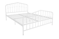 Novogratz Bushwick Metal Queen Bed - White 