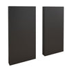 Nordika 2-Piece Extension Panels For Queen Panel Headboards - Black