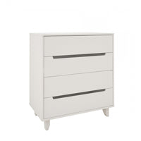 Nordika 4-Drawer Chest - White 