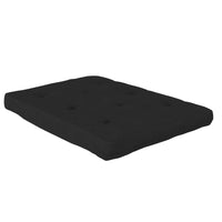 DHP Fletcher Thermobonded Polyester Fill Full Futon Mattress - Black