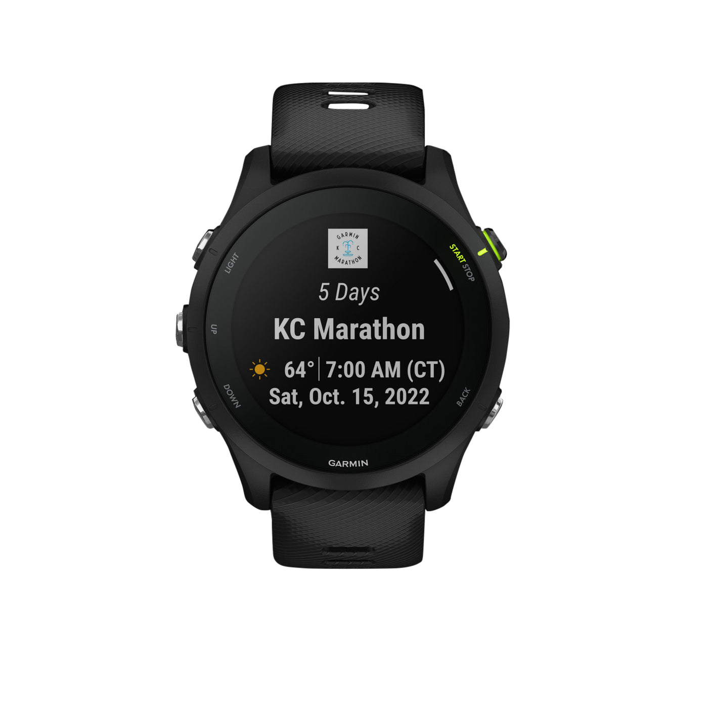 Garmin Forerunner® 255 Music Running GPS Smartwatch - 46 mm Black