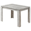 Grey Reclaimed Wood-look Dining Table