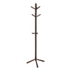 Espresso Wood Contemporary Style Coat Rack