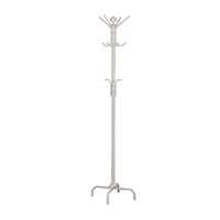 White Metal Coat Rack