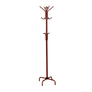 Red Metal Coat Rack