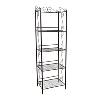 Copper Metal Etagere Bookcase