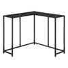 Black Marble-look Black Console Table