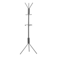 Silver Metal Coat Rack