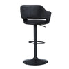 Black Metal Hydraulic Lift Bar Stool