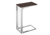 Cherry Top Antique White Metal Accent Table