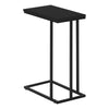 Black Black Metal Accent Table