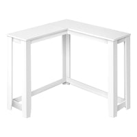 White Corner Console Accent Table