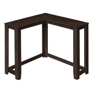 Espresso Corner Console Accent Table