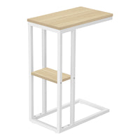 Natural white Metal Side Table