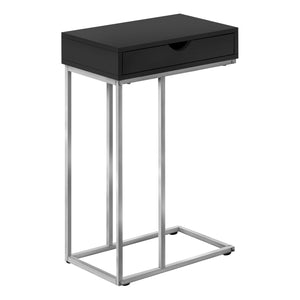 Black Silver Side Table