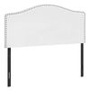 Full Size White Leather-look Headboard