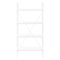 White White Metal Bookcase