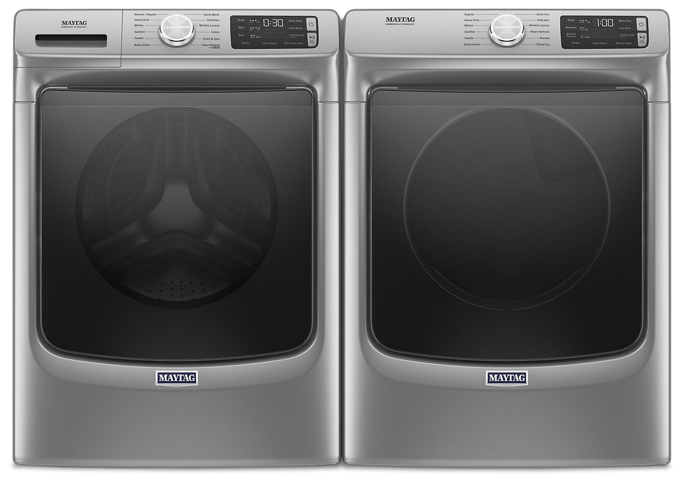 Maytag Front-Load 5.5 Cu. Ft. Washer with Extra Power and 7.3 Cu. F... |  The Brick