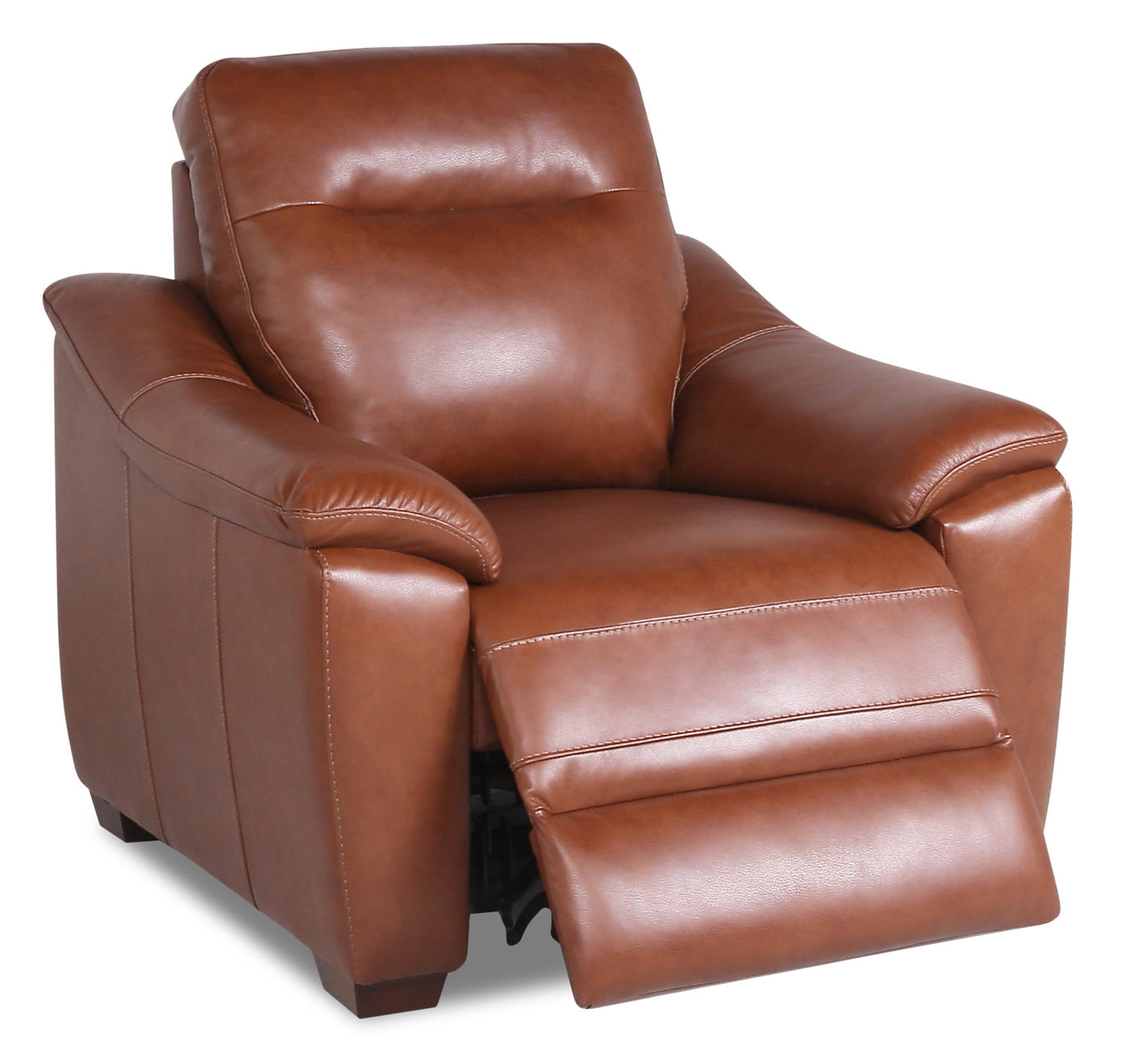 Marino Traditional Top Grain Leather Power Reclining Chair with Power  Headrest