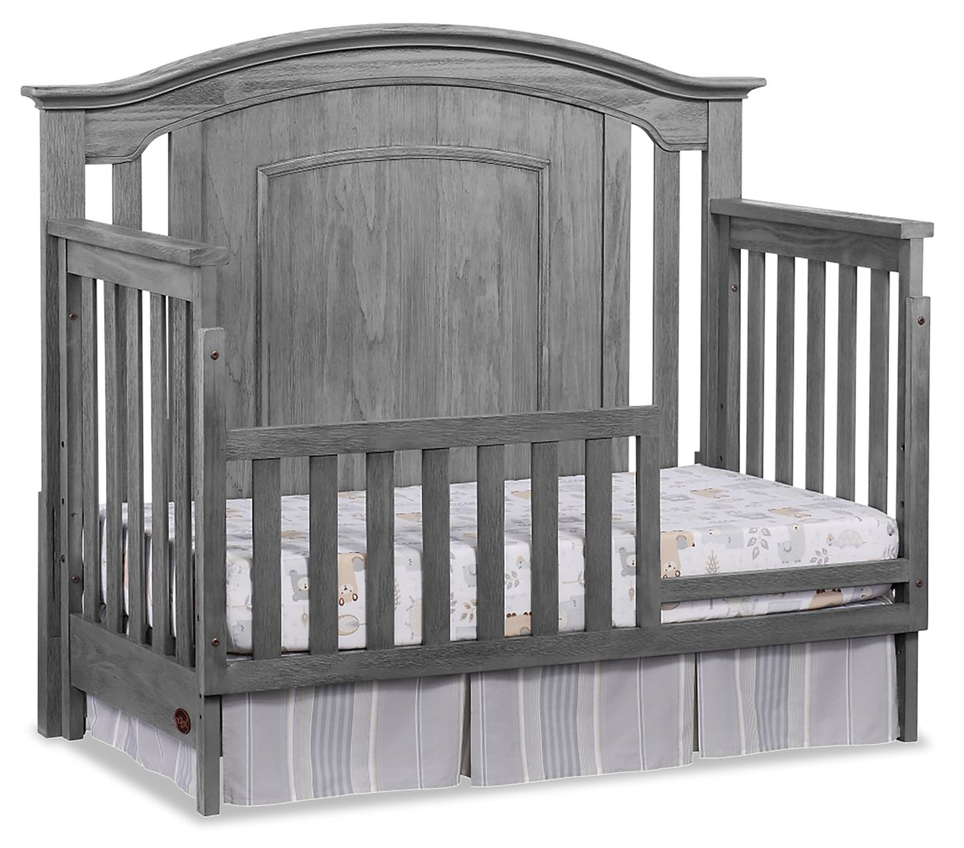 Grey convertible hot sale crib