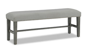 Alto Dining Bench with Linen-Look Fabric, 46