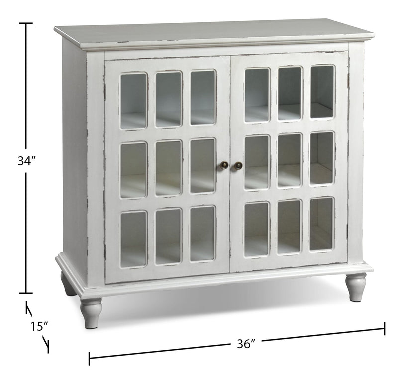 Bray Accent Cabinet - Antique Ivory | The Brick